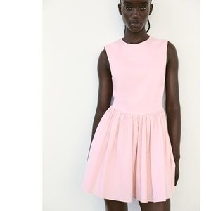 ZARA Elegant Pink Sleeveless Dress